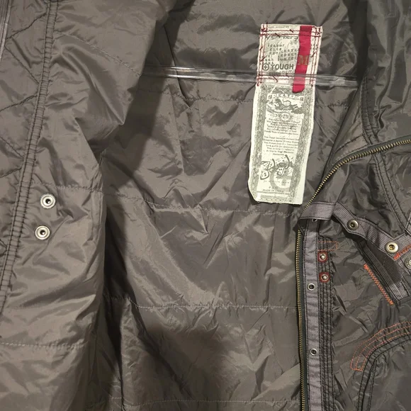 Dark Gray 100% Nylon Tactical Streetstyle Zip Up Vest with Pockets - Picture 6 of 6